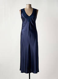 Robe longue sans manche sans manche bleu VIVIS femme