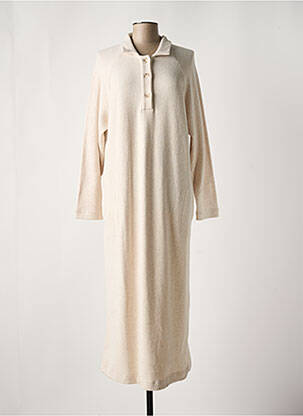 Chemise de nuit stretch beige PLUTO femme