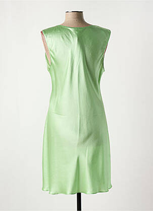 Nuisette/combinette effet matière satinée vert VIVIS femme