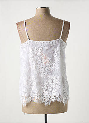 Top/caraco légère et transparente blanc LISE CHARMEL femme