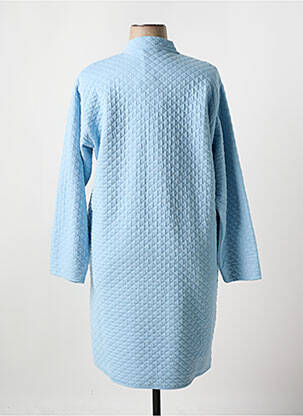 Robe de chambre fermeture zippée sur le devant bleu PLUTO femme