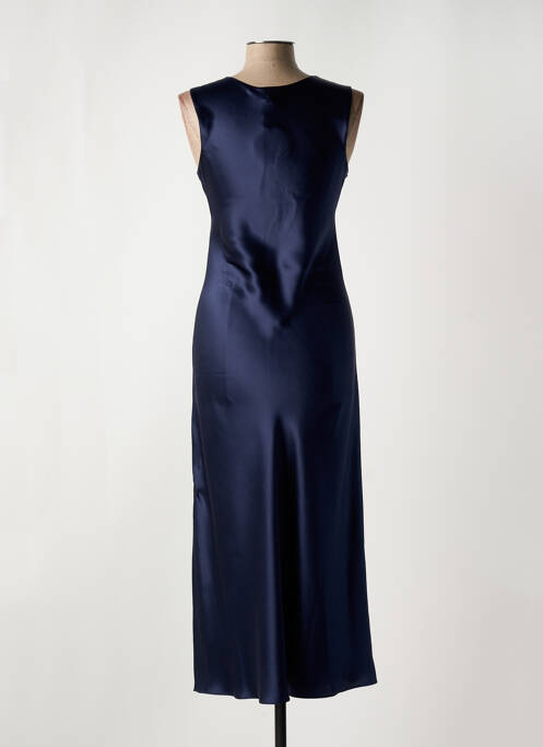 Robe longue sans manche sans manche bleu VIVIS femme