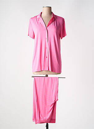 Pyjama manches courtes rose VIVIS femme