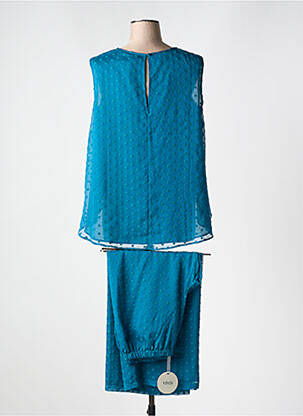 Pyjama coupe droite bleu VIVIS femme