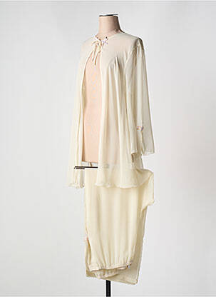 Pyjama coupe droite beige CHRISTIES femme