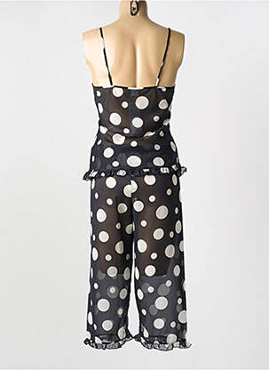 Pyjama coupe droite noir ALBA femme