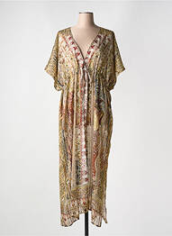 Veste kimono légère et transparente marron MARYAN MEHLHORN femme