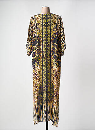 Robe de plage manches 3/4 marron MARYAN MEHLHORN femme