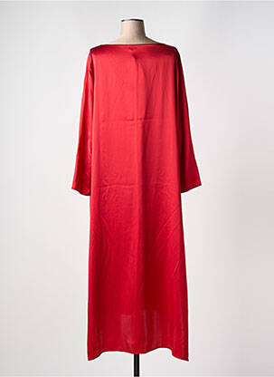 Chemise de nuit manches longues rouge VIVIS femme
