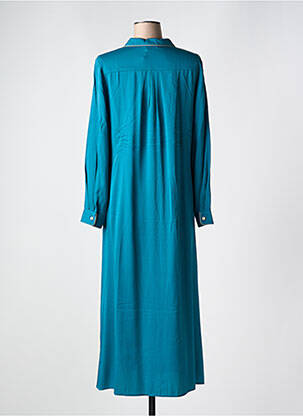 Chemise de nuit manches longues bleu VIVIS femme