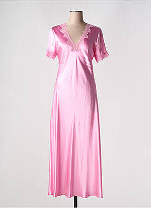 Nuisette/combinette effet matière satinée rose VIVIS femme