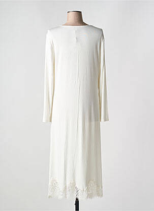 Chemise de nuit manches longues blanc VIVIS femme