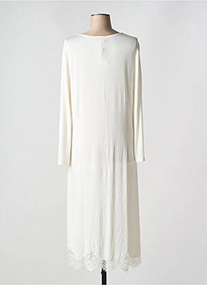 Chemise de nuit manches longues blanc VIVIS femme