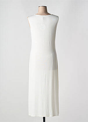 Chemise de nuit col v beige VIVIS femme