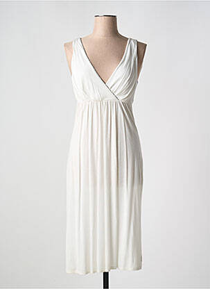 Chemise de nuit col v blanc FERAUD femme