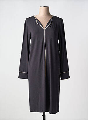 Chemise de nuit manches longues gris PLUTO femme