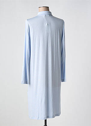 Chemise de nuit manches longues bleu PLUTO femme