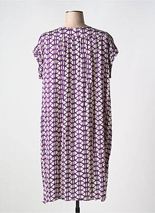 Robe de plage coupe fluide violet BELLA JONES femme