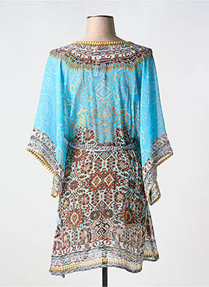 Robe de plage coupe fluide bleu VANIA femme