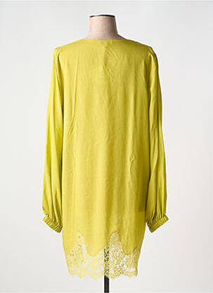 Chemise de nuit col v vert VIVIS femme