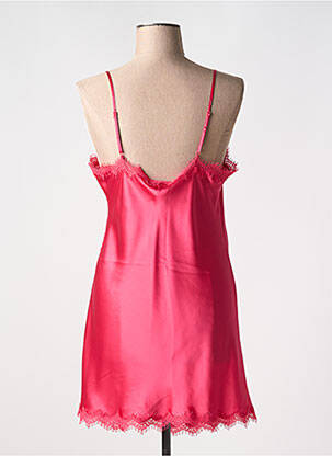 Nuisette/combinette effet matière satinée rose VIVIS femme