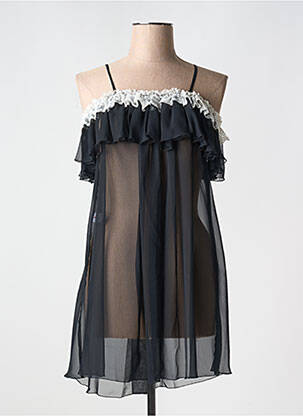 Nuisette/combinette légère et transparente noir FOEMINA femme