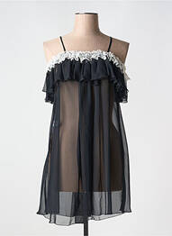 Nuisette/combinette légère et transparente noir FOEMINA femme