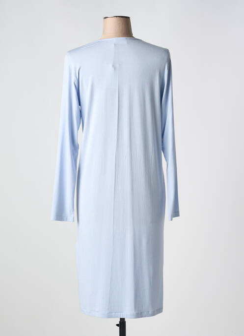 Chemise de nuit manches longues bleu PLUTO femme