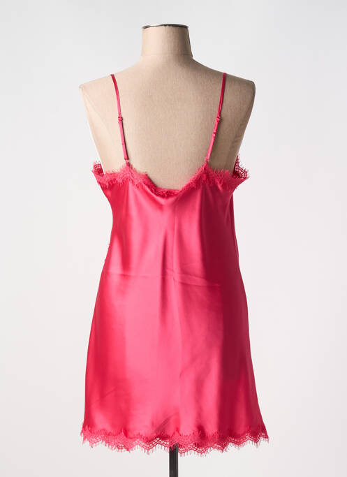 Nuisette/combinette effet matière satinée rose VIVIS femme