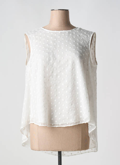 Pyjama coupe cintrée blanc VIVIS femme