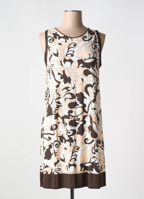 Chemise de nuit marron TATA pour femme