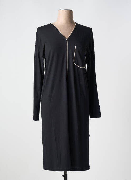 Chemise de nuit noir PLUTO pour femme