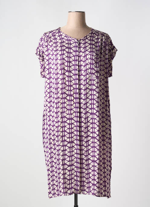 Robe de plage violet BELLA JONES pour femme