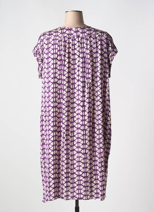 Robe de plage violet BELLA JONES pour femme