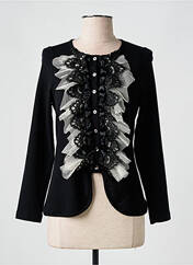 Gilet manches longues noir LISANZA pour femme seconde vue