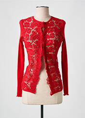 Gilet manches longues rouge LISANZA pour femme seconde vue