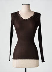 Top/Caraco marron LISANZA pour femme seconde vue