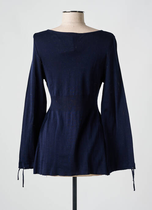 Gilet manches longues bleu LISANZA pour femme