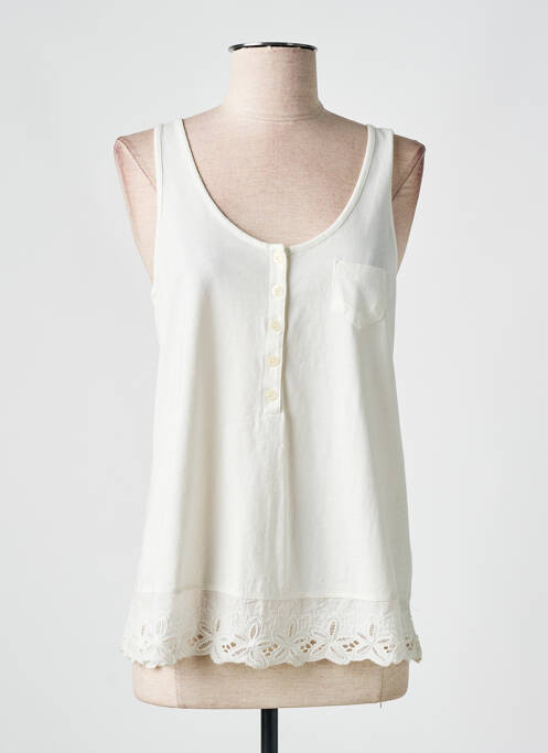 Débardeur beige PLUTO ON THE MOON pour femme