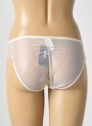 Culotte tissage dentelle beige RAVAGE femme