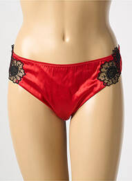 Culotte effet matière satinée rouge COTTON CLUB femme