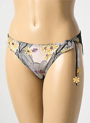 Culotte légère et transparente noir RAVAGE femme
