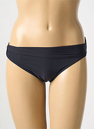 Bas de maillot de bain effet matière satinée culotte noir MARIE JO femme