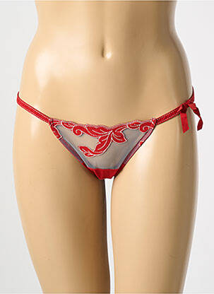 Culotte stretch rouge RAVAGE femme