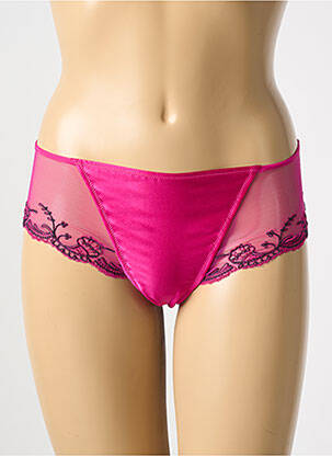 Shorty effet matière satinée rose LISE CHARMEL femme