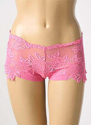 Shorty rose COTTON CLUB pour femme
