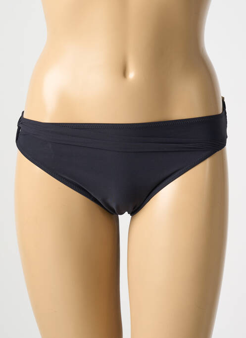 Bas de maillot de bain effet matière satinée culotte noir MARIE JO femme