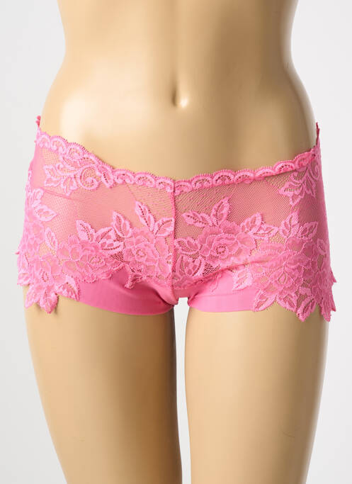 Shorty rose COTTON CLUB pour femme