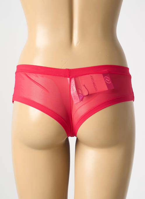Shorty rouge COTTON CLUB pour femme