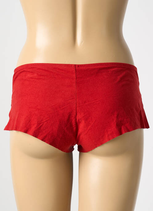 Shorty rouge RAVAGE pour femme